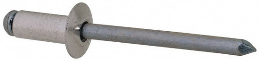 RivetKing ABS64/P500 Open End Blind Rivet Size 64, Dome Head, Aluminum Body, Steel Mandrel
