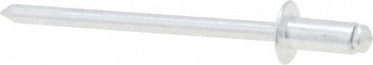 RivetKing ABA42/P500 Open End Blind Rivet Size 42, Dome Head, Aluminum Body, Aluminum Mandrel