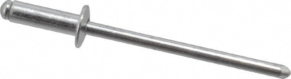 RivetKing ABA44/P500 Open End Blind Rivet Size 44, Dome Head, Aluminum Body, Aluminum Mandrel