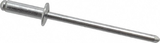 RivetKing ABA44/P500 Open End Blind Rivet Size 44, Dome Head, Aluminum Body, Aluminum Mandrel