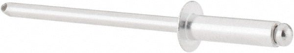 RivetKing ABA45/P500 Size 45 Dome Head Aluminum Open End Blind Rivet