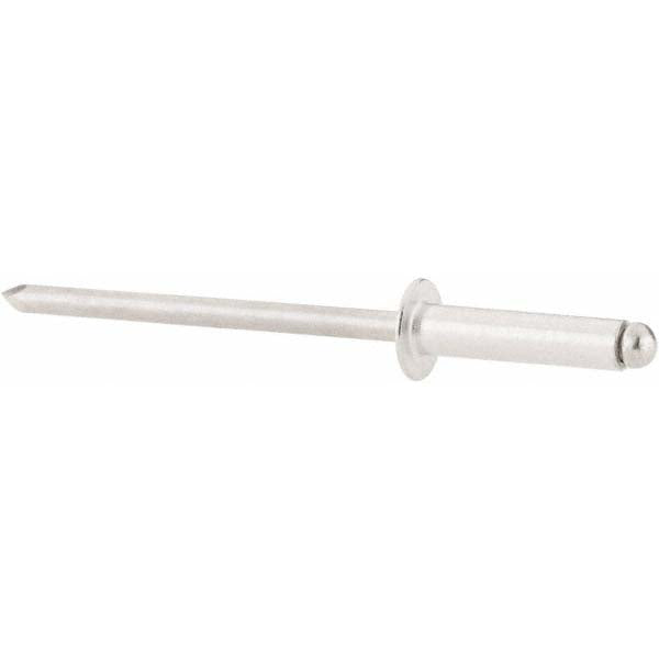 RivetKing ABA46/P500 Open End Blind Rivet Size 46, Dome Head, Aluminum Body, Aluminum Mandrel