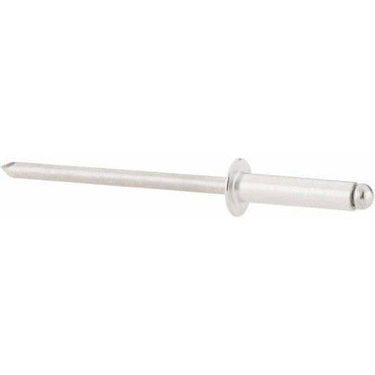 RivetKing ABA46/P500 Open End Blind Rivet Size 46, Dome Head, Aluminum Body, Aluminum Mandrel