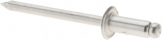 RivetKing ABA54/P500 Open End Blind Rivet Size 54, Dome Head, Aluminum Body, Aluminum Mandrel