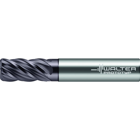 Walter-Prototyp 8415106 Corner Radius & Corner Chamfer End Mills Mill Diameter (Inch) 1/4  Mill Diameter (Decimal Inch) 0.2500  Number Of Flutes 5  Length of Cut (Inch) 3/4  Single Or Double End Single  End Mill Material Solid Carbide