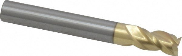 ProMax 109-01626 Square End Mill 1/4" Dia, 3/8" LOC, 3 Flute, Solid Carbide