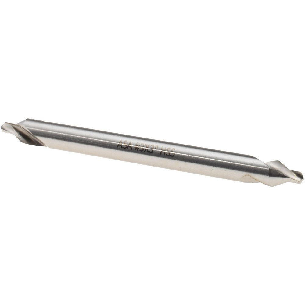 Magafor 81185030300 Combo Drill & Countersink #3, 1/4" Body Dia, 118°, High Speed Steel