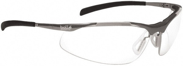 Bolle Safety Inc. 40049 Safety Glass Anti-Fog & Scratch-Resistant, Polycarbonate, Clear Lenses, Full-Framed