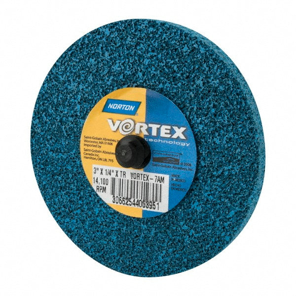 Norton 66254406395 Deburring Disc 3" Dia, Medium Grade, Aluminum Oxide