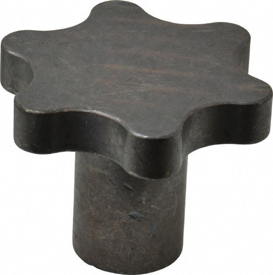 NORTHWESTERN TOOLS INC 17514 Scalloped Knob 2-1/2" Head Dia, 6 Points, Steel