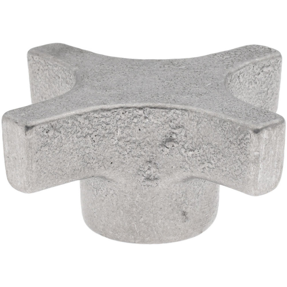 NORTHWESTERN TOOLS INC 17005 Lobed Knob 2-1/2" Head Dia, 4 Points, Aluminum