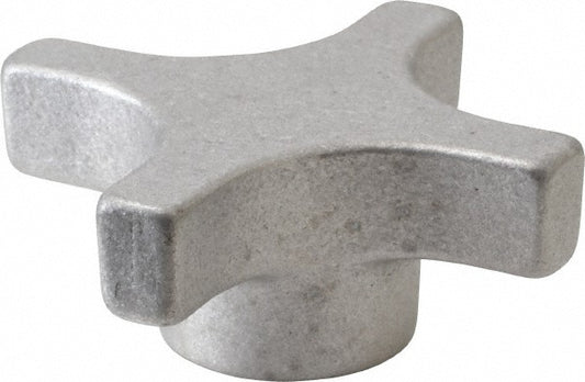NORTHWESTERN TOOLS INC 17007 Lobed Knob 3" Head Dia, 4-Point, Aluminum