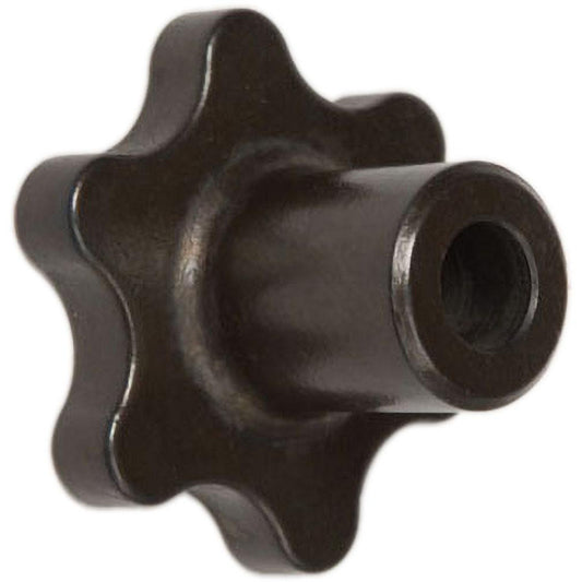 NORTHWESTERN TOOLS INC 17410 Star Knob 3" Head Dia, 4-Point, Steel, Black