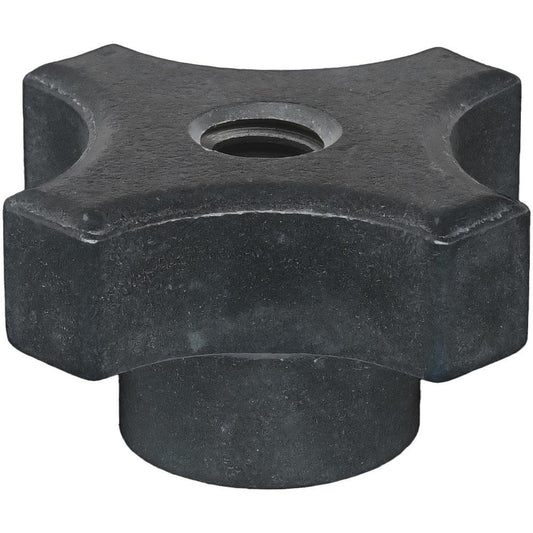 NORTHWESTERN TOOLS INC 17501 Lobed Knob 1-1/8" Head Dia, 4-Point, Steel, Plain
