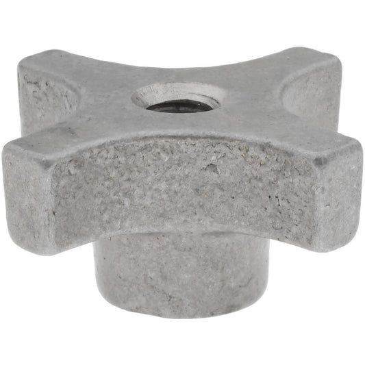 NORTHWESTERN TOOLS INC 17205 Lobed Knob 2" Head Dia, 4 Points, Aluminum