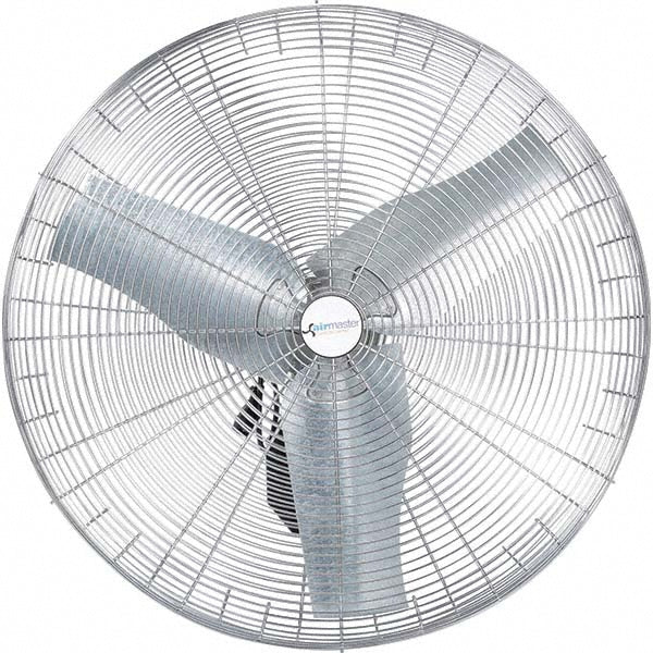 Airmaster Fan Company 71566 30" Blade, 7,794 Max CFM, Single Phase Oscillating Wall Mounting Fan