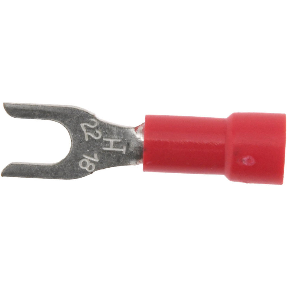 Connector Concepts Inc S4A-6 Standard Fork Terminal Fully Insulated, #6 Stud, Crimp