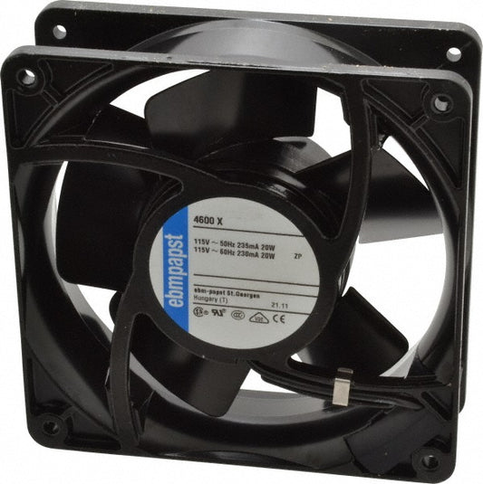 EBM Papst 4600X 115V 106 CFM Square Tube Axial Fan