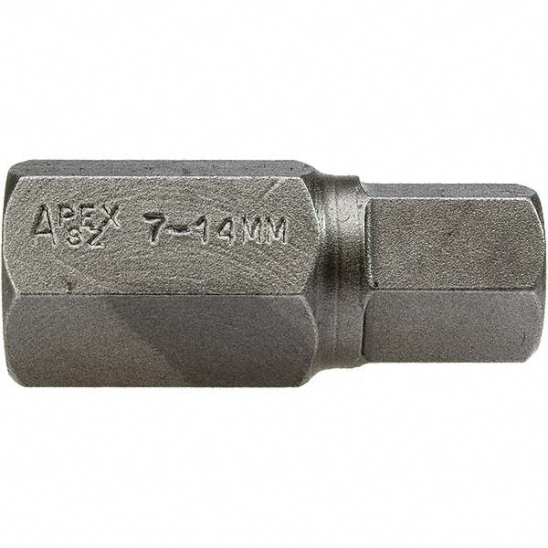 Apex SZ-17-A Hex Screwdriver Insert Bit 3/8" Drive, 1/2" Hex, 2-1/4" OAL