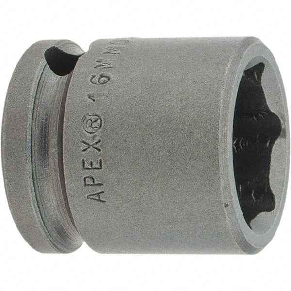 Apex 16MM03 Impact Socket 16 mm Socket, Hex Drive