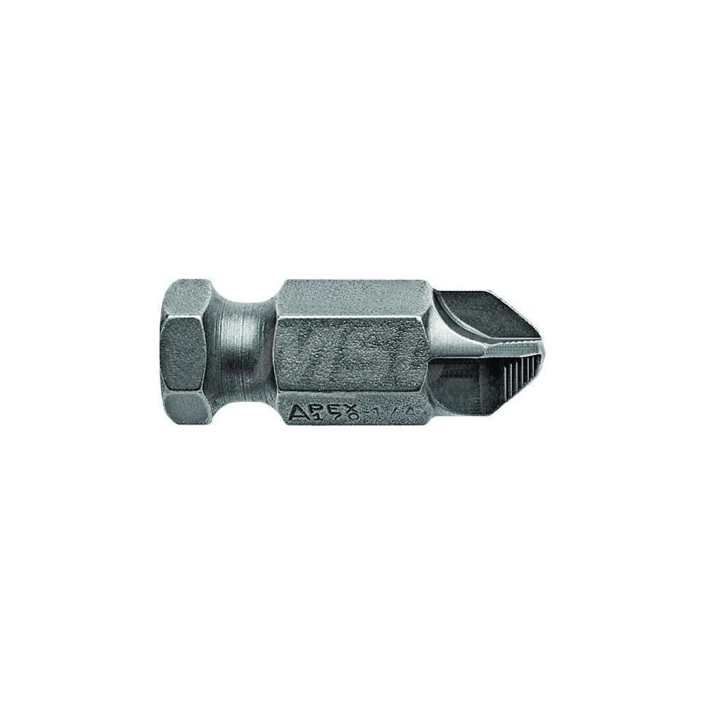 Apex 170-1/4-ACR Power Screwdriver Bit 1/4" Speciality Point Size, 1/4" Hex Drive
