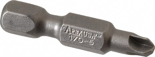 Apex 170-5 Power Screwdriver Bit #5 Phillips, #5 Torq-Set Speciality Point Size, 1/4" Hex Drive