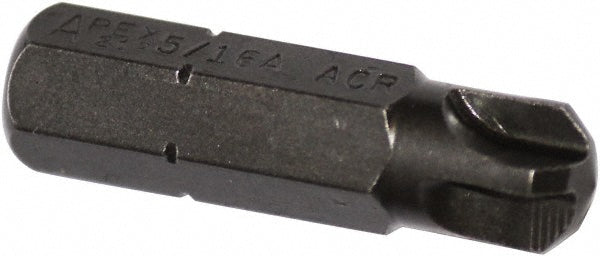 Apex 212-1/4-ACR Screwdriver Insert Bit 1/4" Point, 1/4" Drive, 1-1/4" OAL