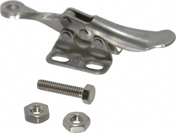 De-Sta-Co 205-SSS Manual Hold-Down Toggle Clamp Horizontal, 75 lb Capacity, Solid Bar, Flanged Base