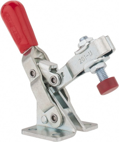 De-Sta-Co 201-U Manual Hold-Down Toggle Clamp Vertical, 100 lb Capacity, U-Bar, Flanged Base