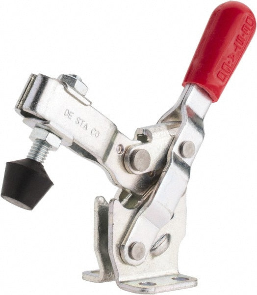 De-Sta-Co 207-37 Manual Hold-Down Toggle Clamp Vertical, 375 lb Capacity, U-Bar, Flanged Base