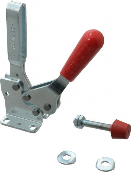 De-Sta-Co 237-U Manual Hold-Down Toggle Clamp Horizontal, 750 lb Capacity, U-Bar, Flanged Base