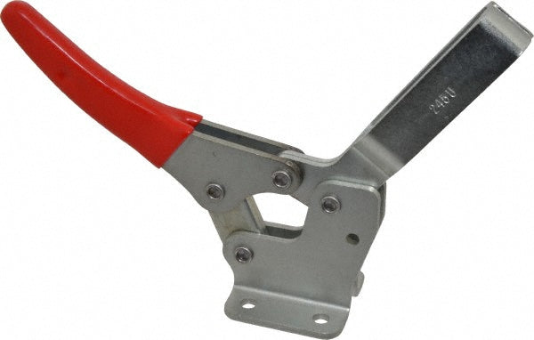De-Sta-Co 245-U Manual Hold-Down Toggle Clamp Horizontal, 1,000 lb Capacity, U-Bar, Flanged Base