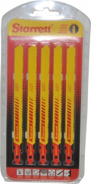 Starrett 68723 Jigsaw Blade Bi-Metal, 10-14 TPI, 0.04" Blade Thickness, 3/8" Blade Width