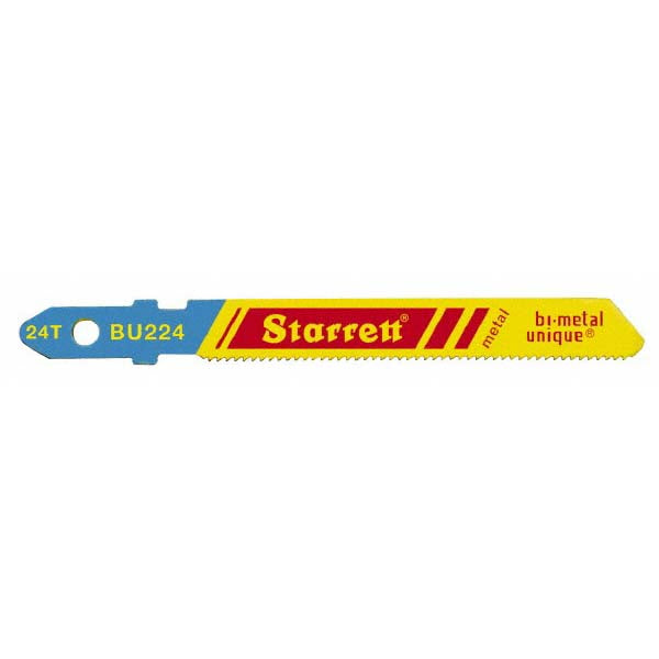 Starrett 68728 Jigsaw Blade Bi-Metal, 24 TPI, 0.04" Blade Thickness, 5/16" Blade Width
