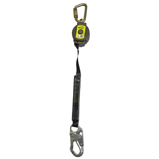Miller MTL-OHW1-01/6FT Self-Retracting Fall Limiter  420,  6' Line,  Carabiner Connection