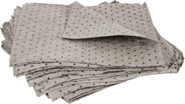 PRO-SAFE UQ200P Sorbent Pad Universal Use, 15" Wide, 17" Long, 33 gal, Gray