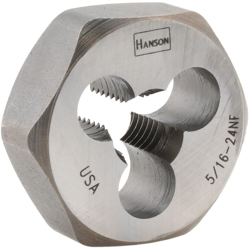Irwin 6529 Hex Rethreading Die 5/16-24, Right Hand, 1" Hex, Carbon Steel