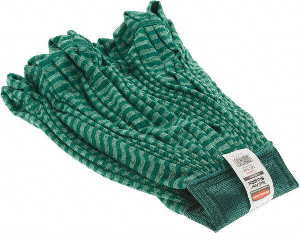 Rubbermaid FGT85306GR00 Wet Mop Pad Quick Change, Large, Green Mop, Microfiber