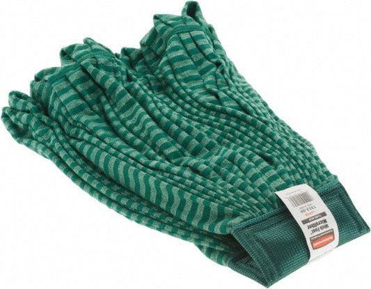 Rubbermaid FGT85306GR00 Wet Mop Pad Quick Change, Large, Green Mop, Microfiber