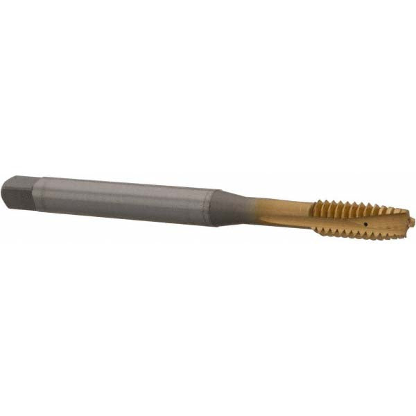 OSG 2630005 Spiral Point Tap 1/4-20 UNC, 3 Flutes, Plug Chamfer, 2B Class of Fit, HSS-E Vanadium, TiN Coated