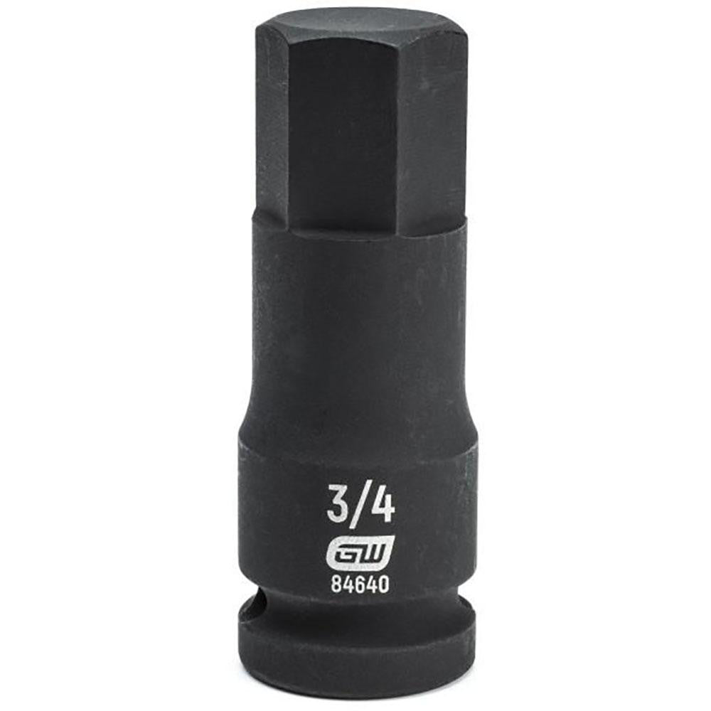 GEARWRENCH 84640 1/2" Drive, 3/4" Hex Size Hex Bit Socket
