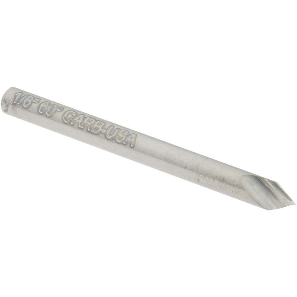 Hertel 331-001050 Countersink 1/8" Head Dia, 60.00 deg Included Angle, 1 Flute, Solid Carbide, Right Hand Cut