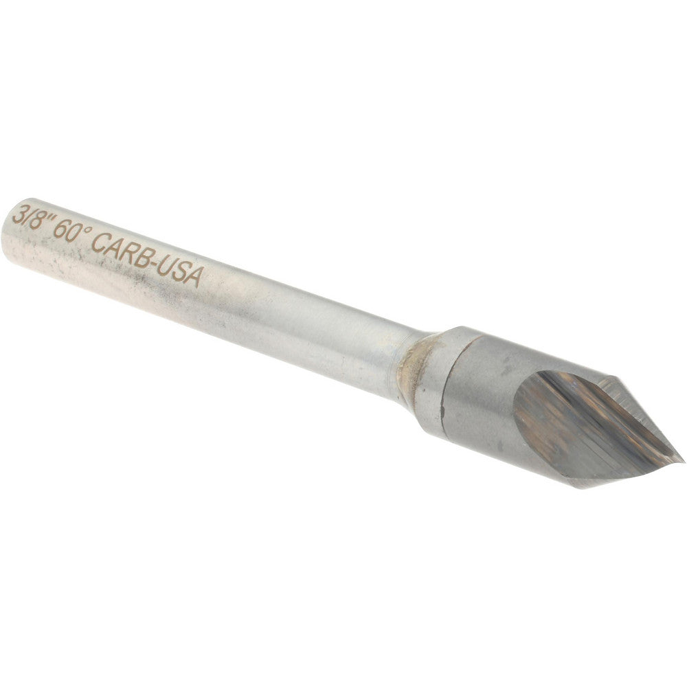 Hertel 331-005050 Countersink 3/8" Head Dia, 60.00 deg Included Angle, 1 Flute, Solid Carbide, Right Hand Cut