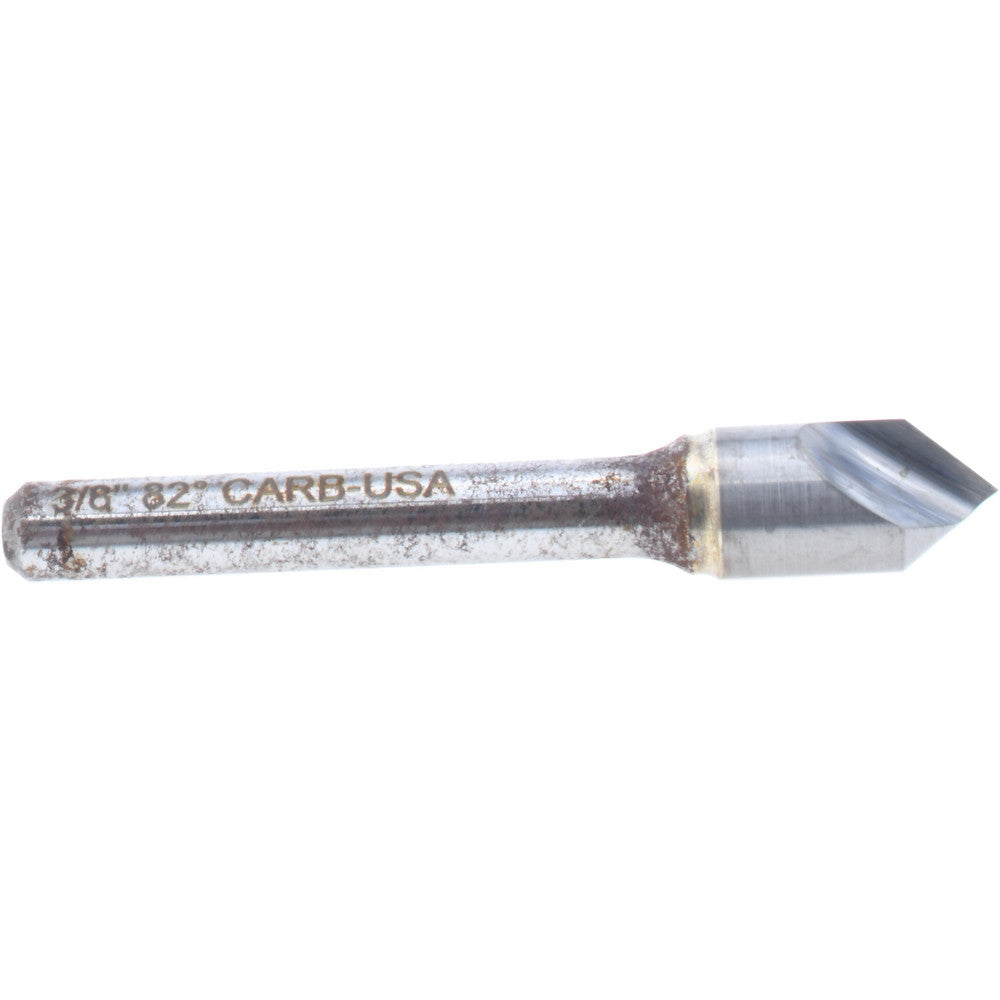 Hertel 331-005060 Countersink 3/8" Head Dia, 82.00 deg Included Angle, 1 Flute, Solid Carbide, Right Hand Cut