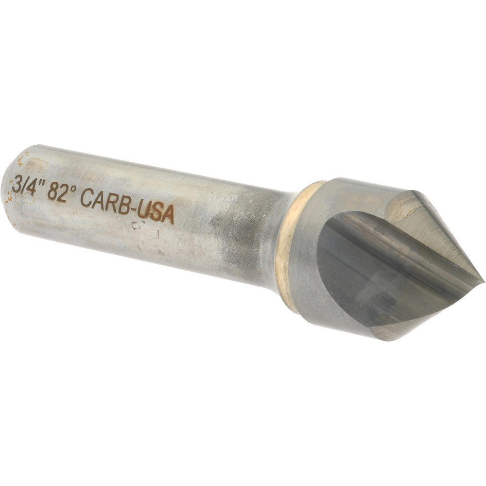 Hertel 331-008560 Countersink 3/4" Head Dia, 82.00 deg Included Angle, 1 Flute, Solid Carbide, Right Hand Cut
