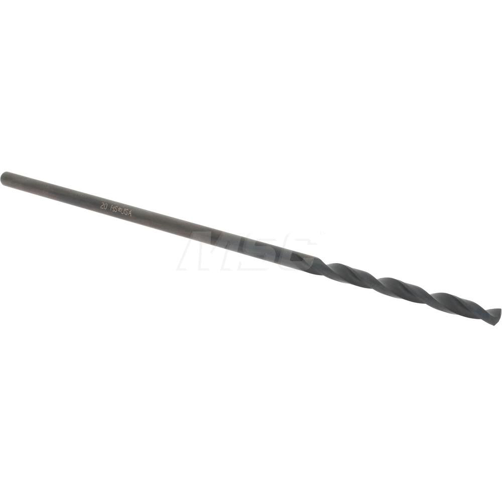 Hertel 906 20 Aircraft Extension Drill Bit #20, 135 &deg Point, High Speed Steel