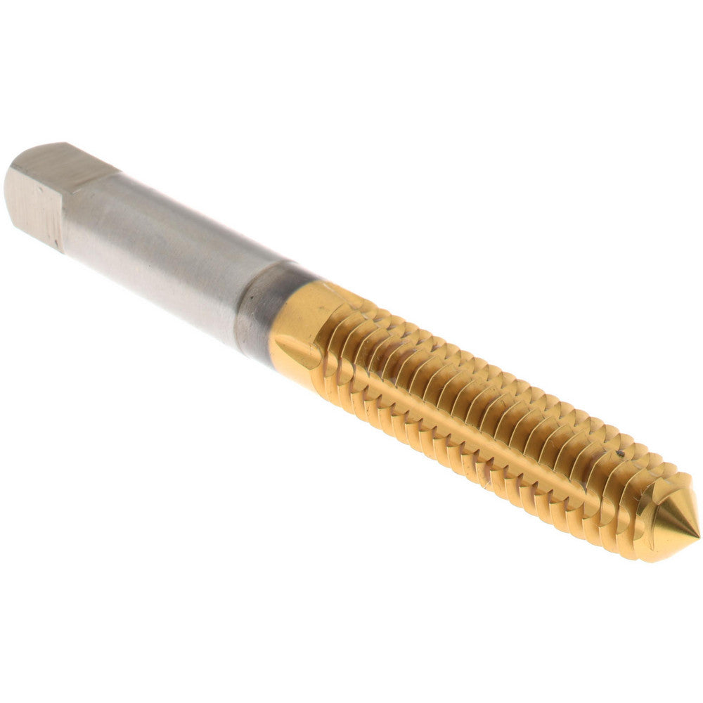 Hertel K010377AS25 Thread Forming Tap 5/16-18 UNC, 2B Class of Fit, Plug Chamfer, High-Speed Steel, Titanium Nitride Finish