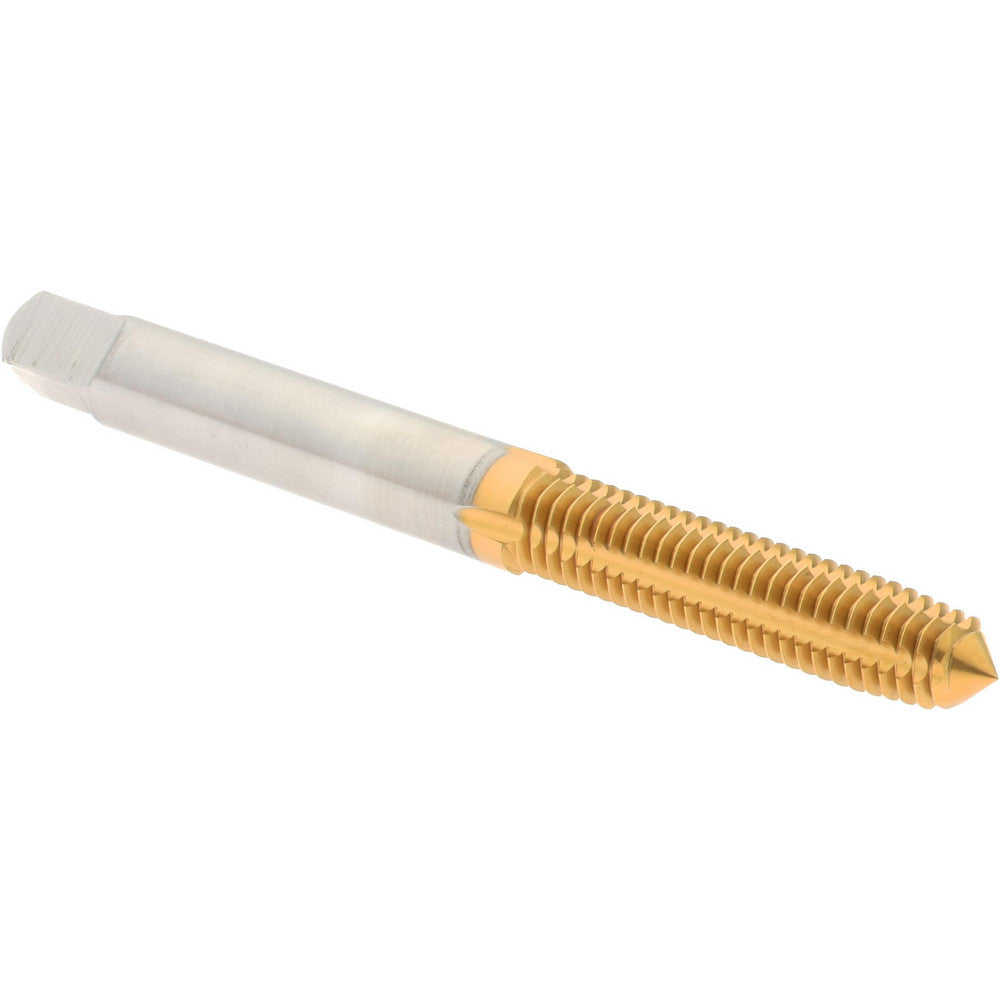 Hertel K010456AS25 Thread Forming Tap M6x1 Metric, Plug Chamfer, High-Speed Steel, Titanium Nitride Finish