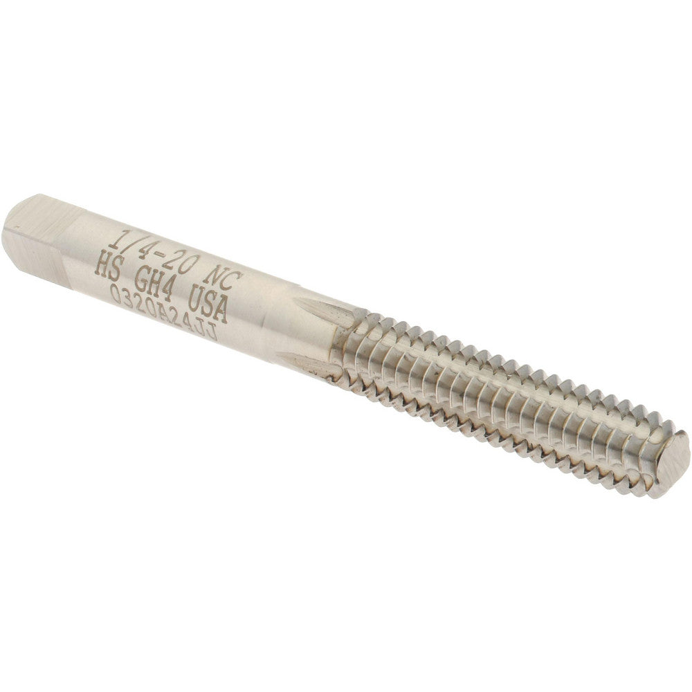 Hertel K010369AS Thread Forming Tap 1/4-20 UNC, Bottoming Chamfer, High-Speed Steel, Bright/Uncoated Finish