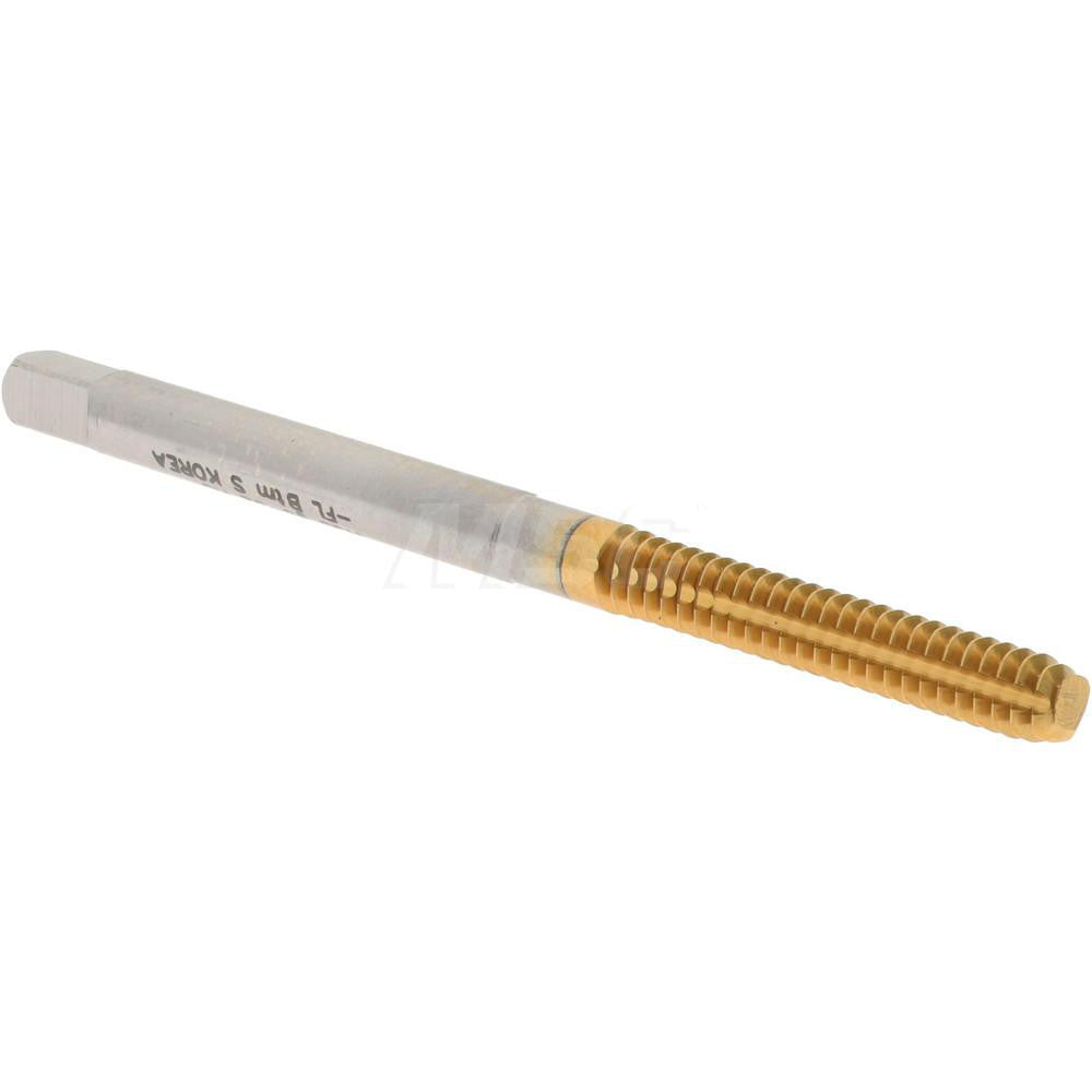Hertel K010331AS25 Thread Forming Tap #6-32 UNC, 2B Class of Fit, Bottoming Chamfer, High-Speed Steel, Titanium Nitride Finish